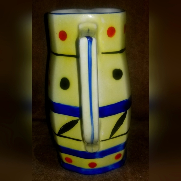 Antique Ceramic Creamer or Pitcher from Czechoslovakia 1/3 L - Picture 4 of 4